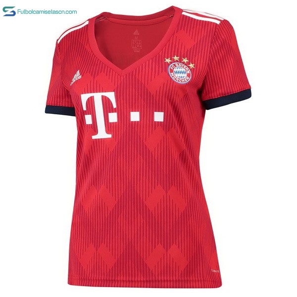 Camiseta Bayern de Múnich 1ª Mujer 2018/19 Rojo